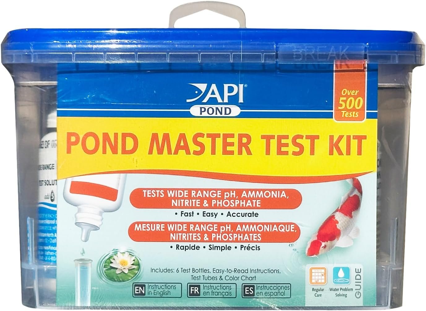 API POND MASTER TEST KIT Pond Water Test Kit 500-Test