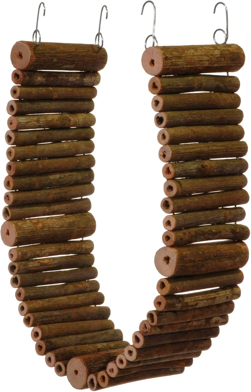 Prevue Pet Products Natural Large Wonder Walk Bird & Small Animal Ladder