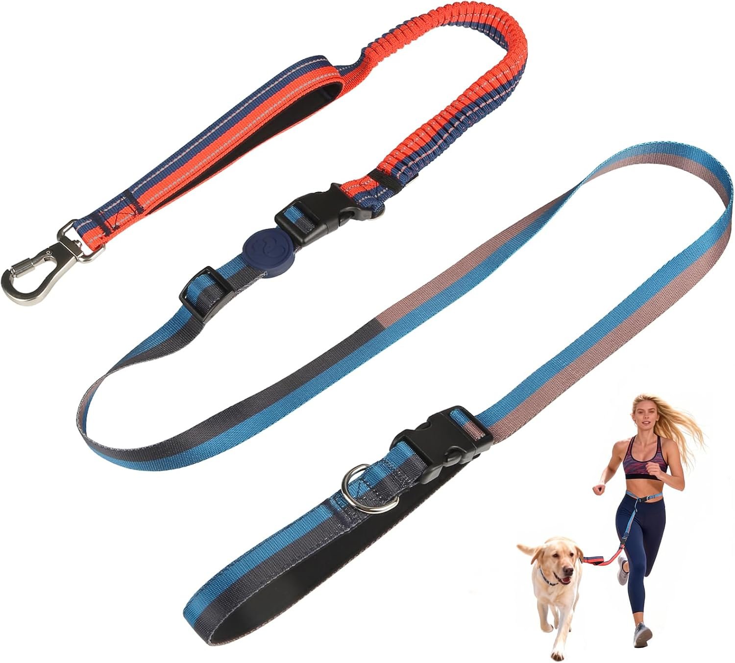 EVERKING Hands-Free Dog Leash with Waist Belt for Running & Walking