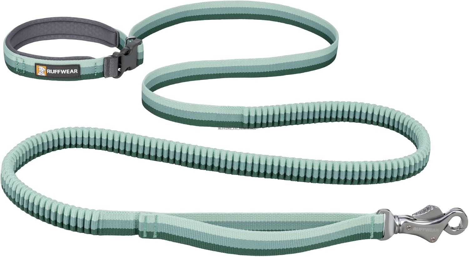 Ruffwear, Roamer Bungee Dog Leash, River Rock Green, 5.5′-7′