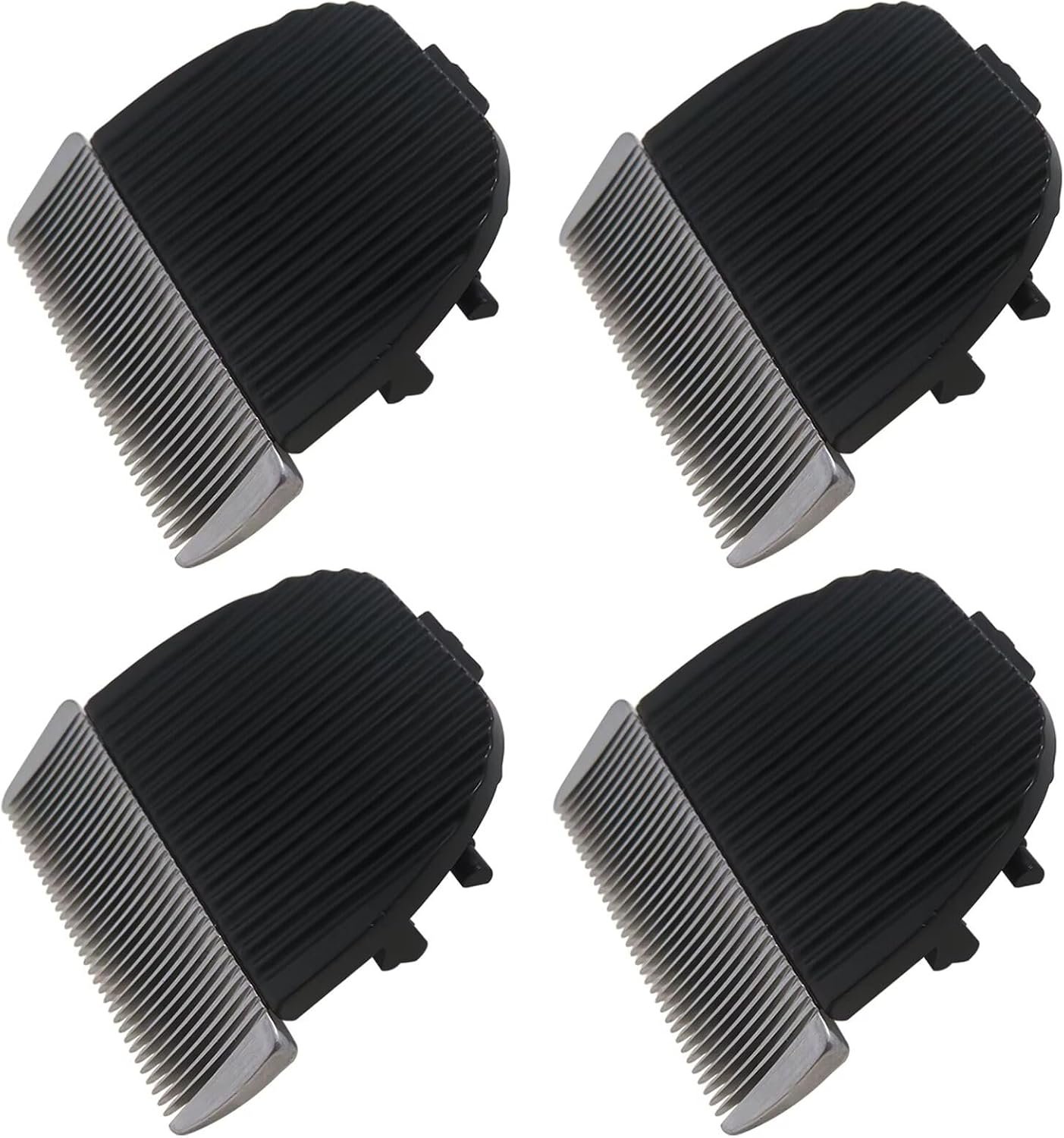 Fitment Blades Compatible with Oneisall Dog Hair Vacuum and Dog Grooming Kit, Low Noise Pet Clipper Fitment, 4-Pack