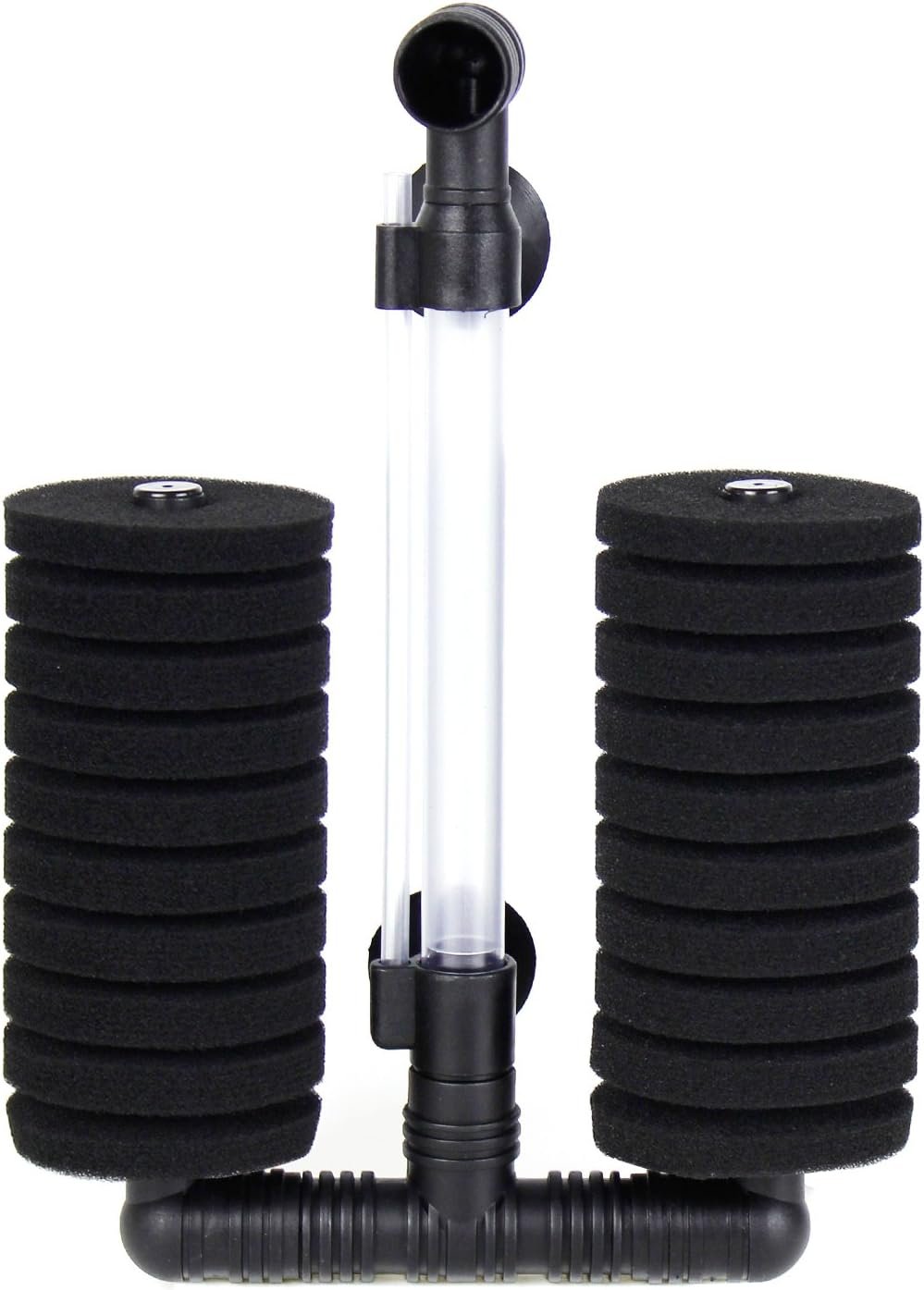 AQUANEAT 1 Pack Double Bio Sponge Filter, for Fry, Betta, Shrimp, Nano, Aquarium Fish Tank