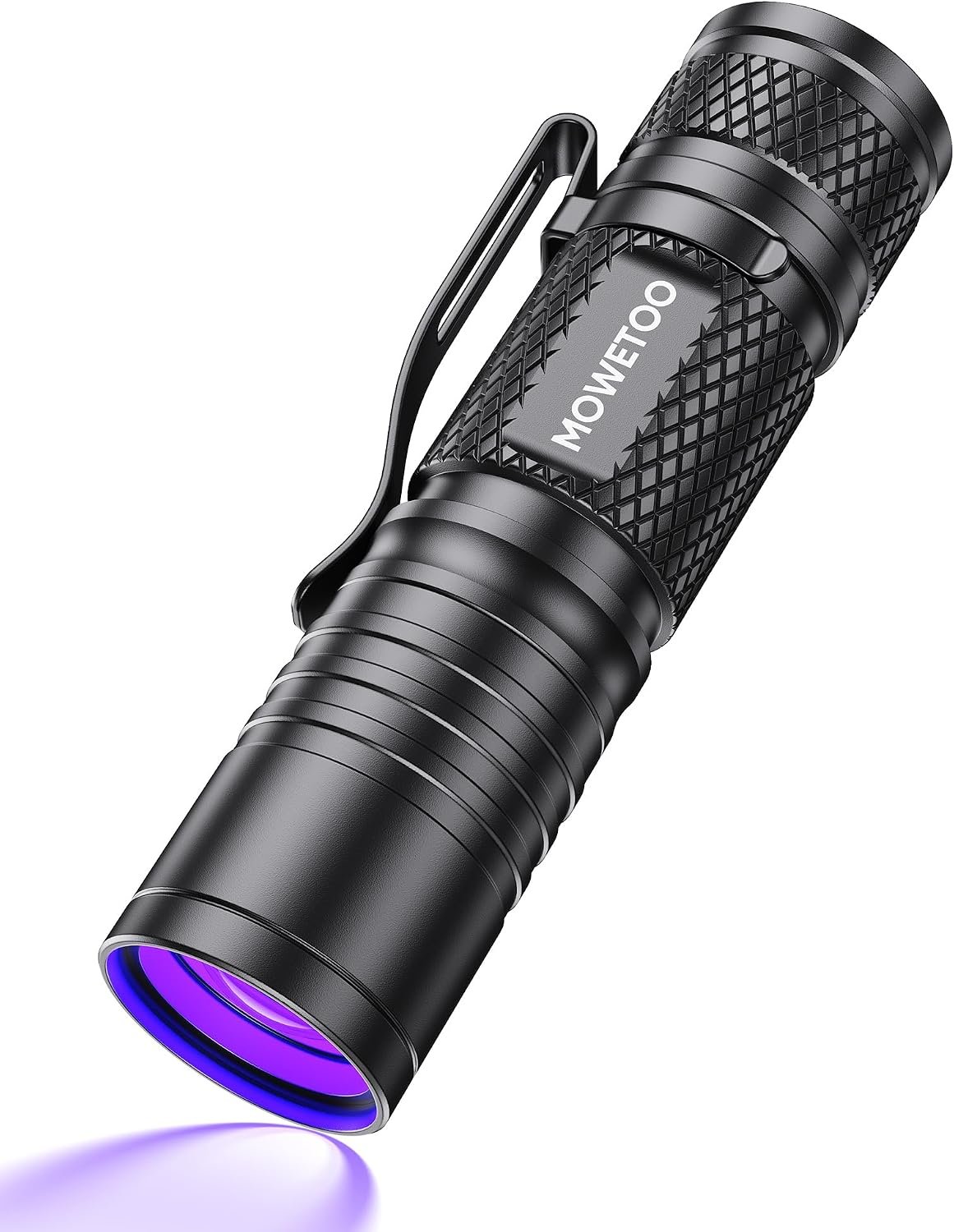 MOWETOO Black Light Flashlight,395nm Mini Zoomable UV Light