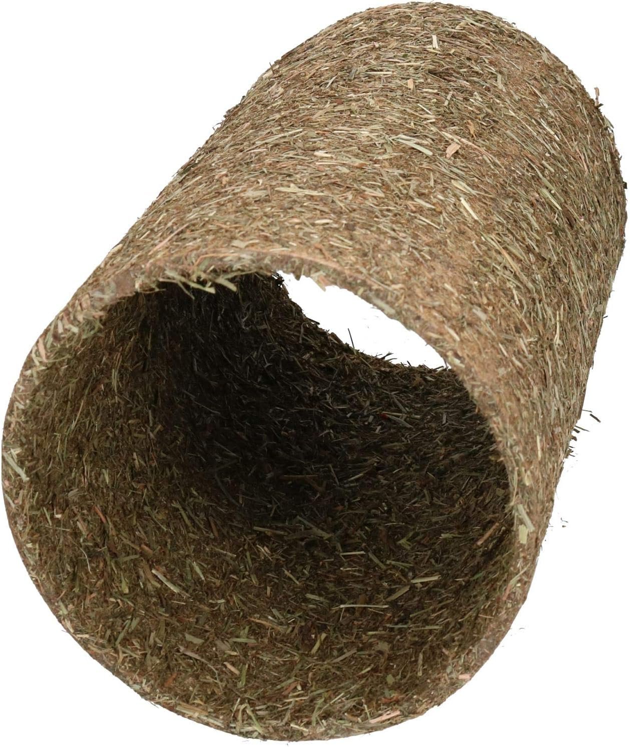 AB Tools Small Pet Guinea Pig Naturals Treat Hay ‘n’ Hide Meadow Tunnel 15x15x25cm