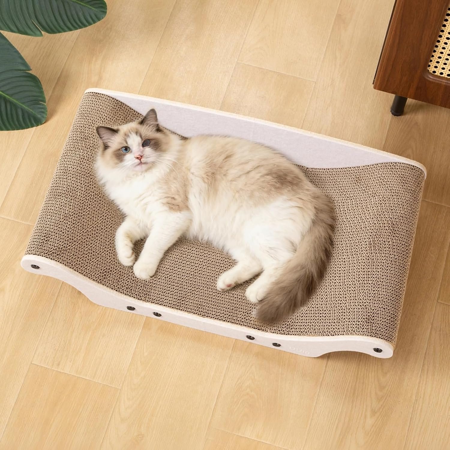 Cat Scratcher Bed 25″ Large Cardboard Cat Scratcher Couch