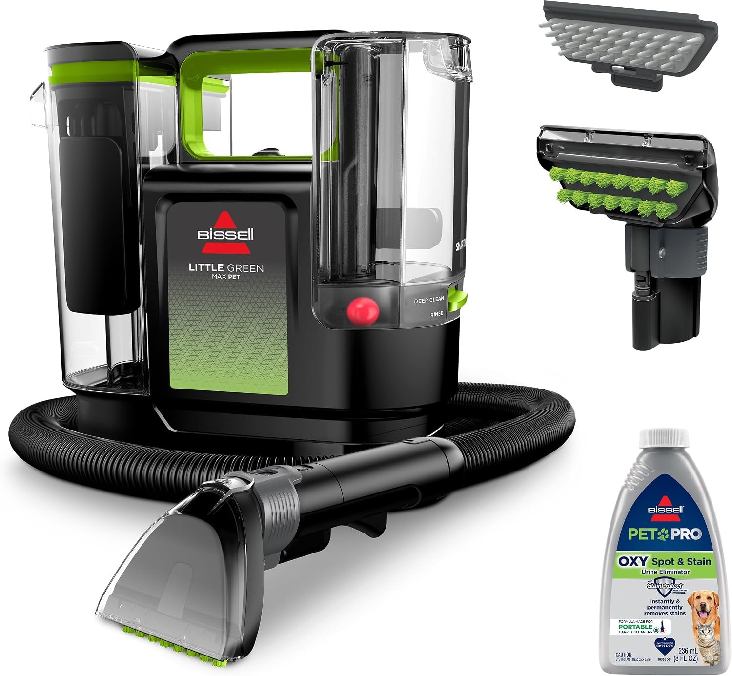 BISSELL Little Green Max Pet SmartMix Carpet Cleaner, 38572