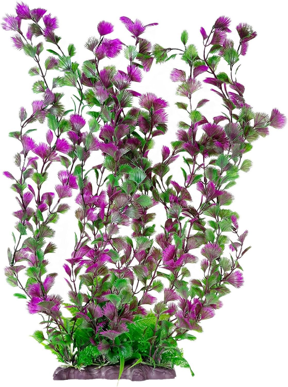 Hamiledyi Aquarium Plastic Plants Extra Large Aquarium Plant 20.4-inch Tall Aquarium Decor Artificial Fish Tank Plants,Tall Fish Tank Decorations, 1PCS