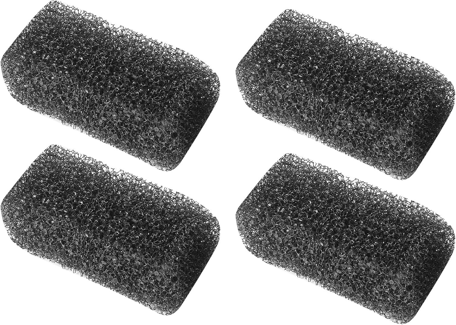 FEDOUR 4PCS Replacement Aquarium Biochemical Sponge for 3W Aquarium Filter, Aquarium Filter Sponges for Replacement