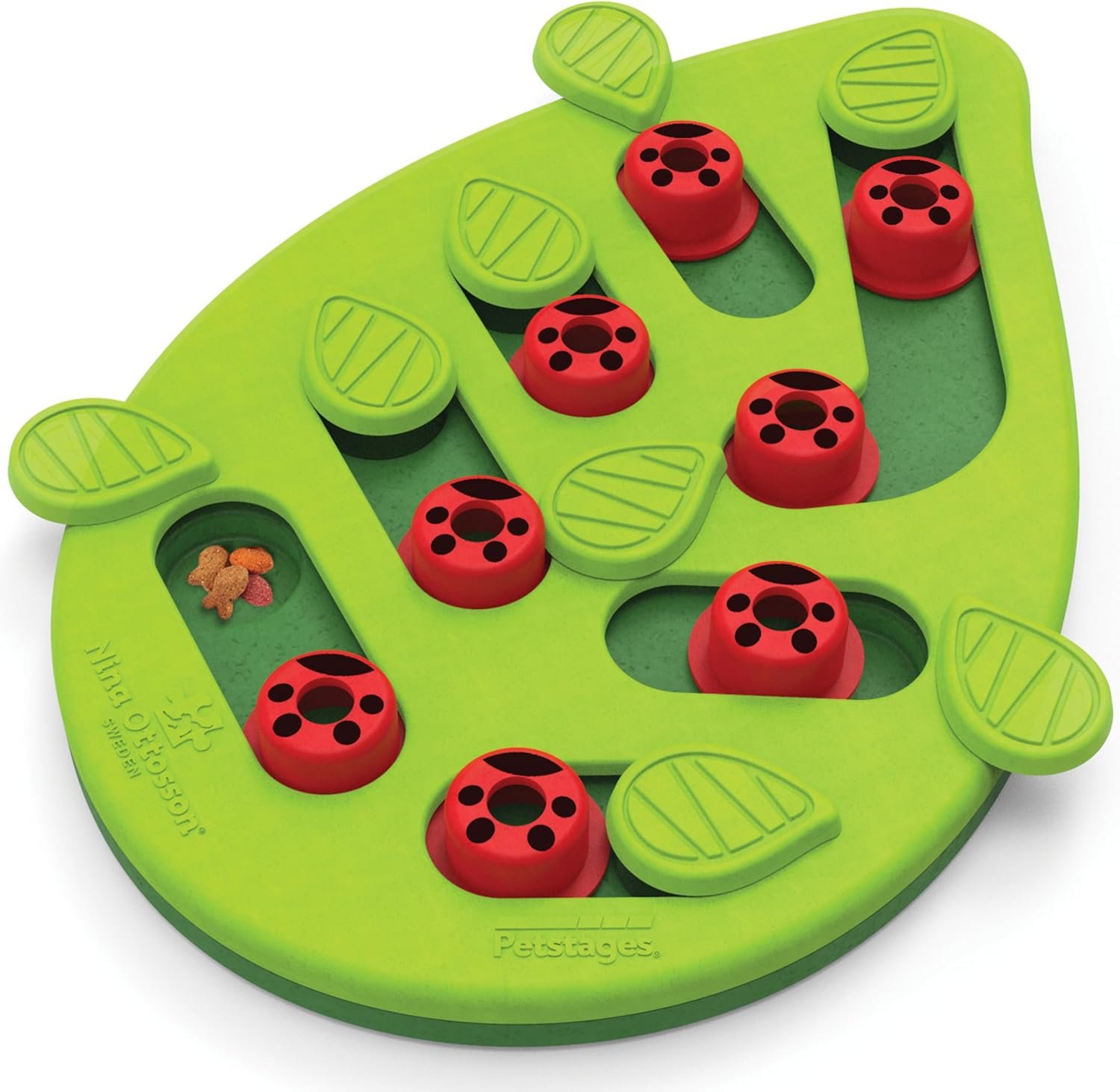 Catstages Nina Ottosson Buggin’ Out Puzzle & Play Cat Toy Treat Puzzle, 14″