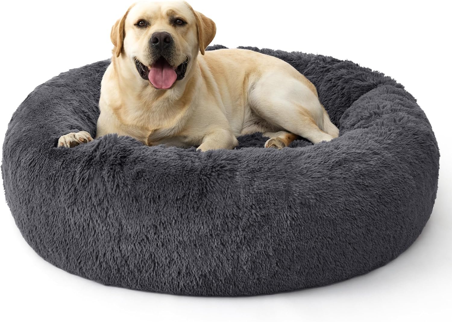 Bedsure SupportMax® Calming XL Dog Bed Extra Large Washable Pet Bed,42in