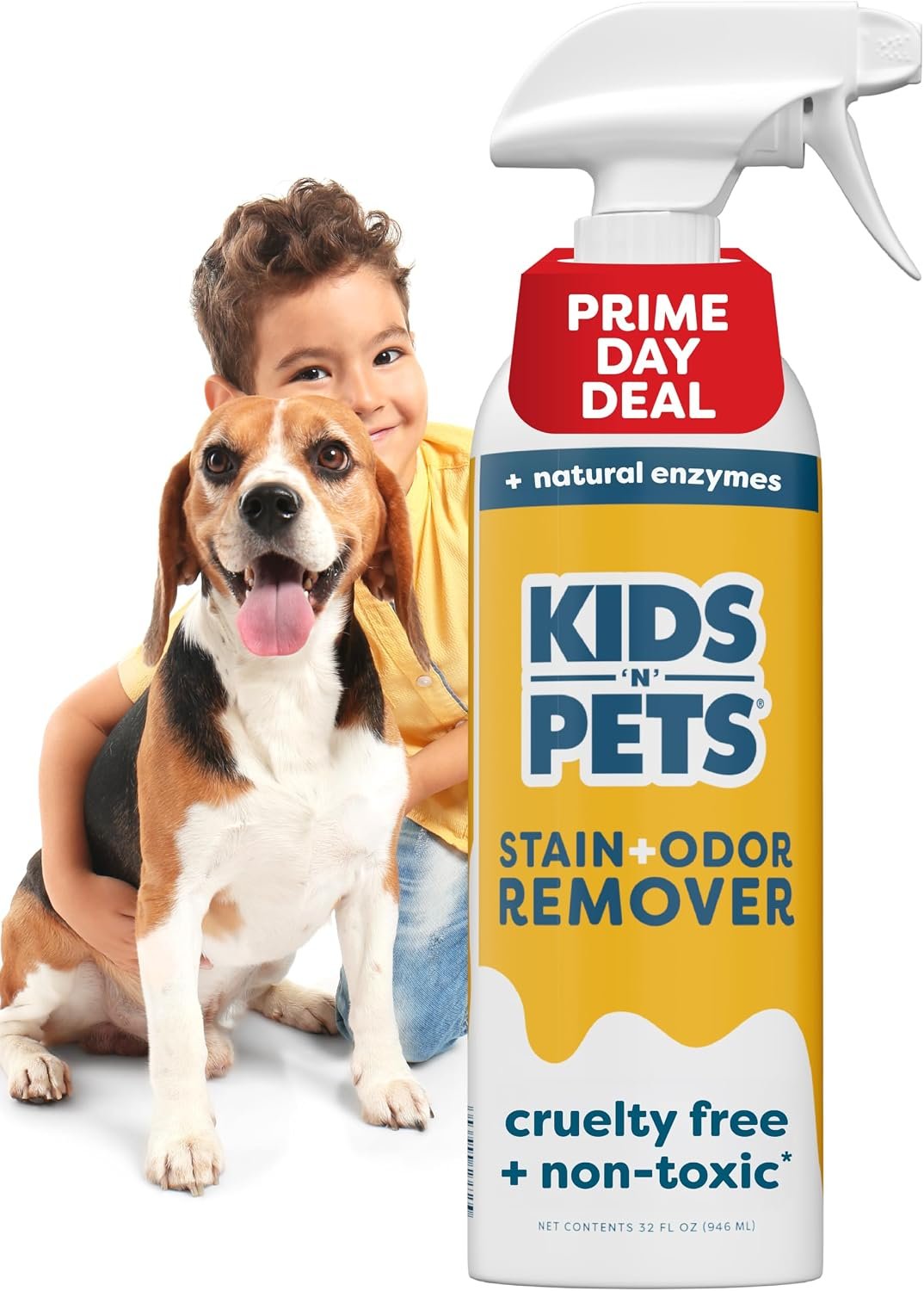 KIDS ‘N’ PETS Instant All-Purpose Stain & Odor Remover – 32oz