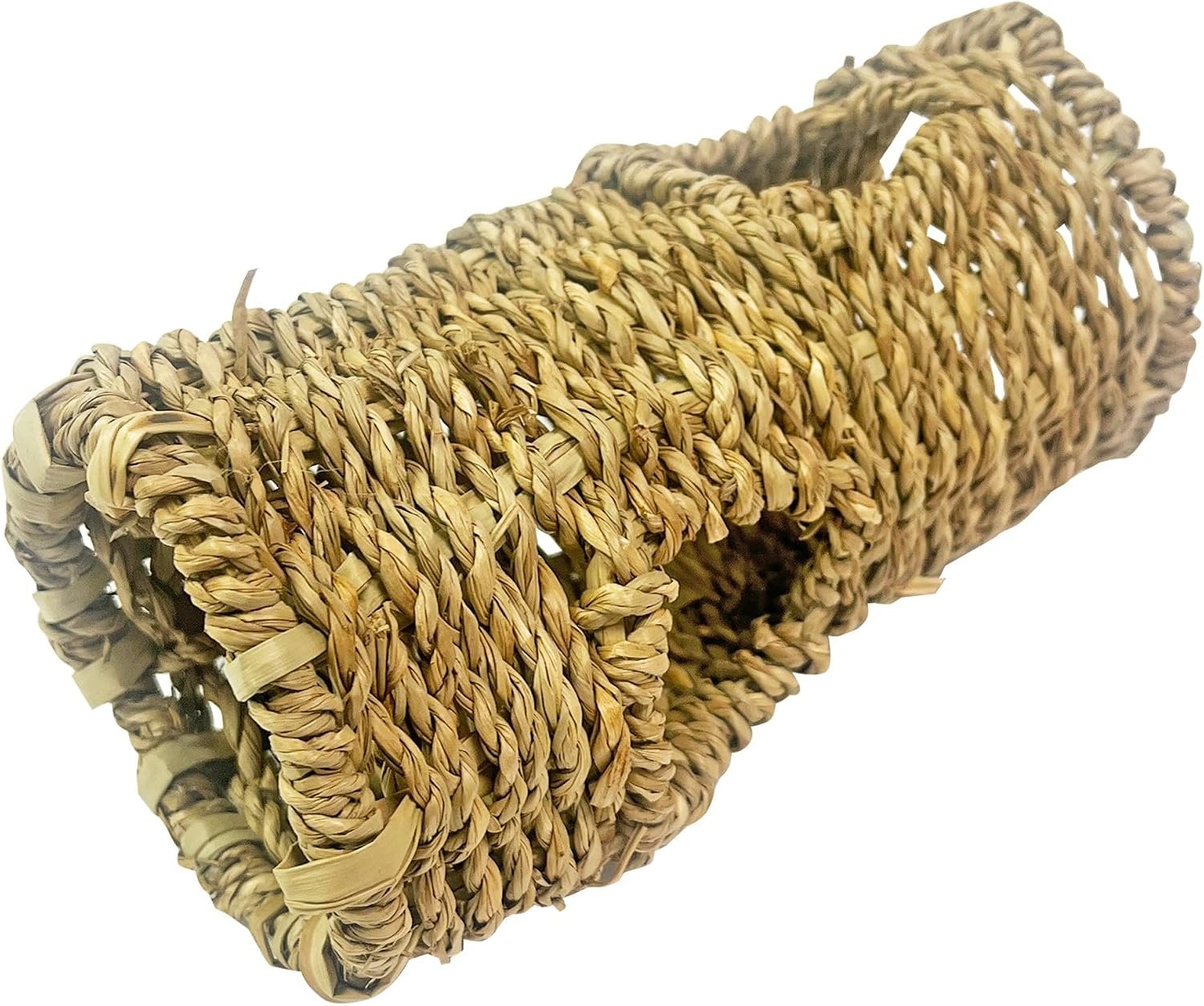 Exotic Nutrition Seagrass Exploration Tunnel – Fun & Unique Toy for Hamsters, Gerbils, Rabbits, Guinea Pigs, Prairie Dogs, Chinchillas, Degus, Squirrels, Rats and Other Chewing Small Animals.