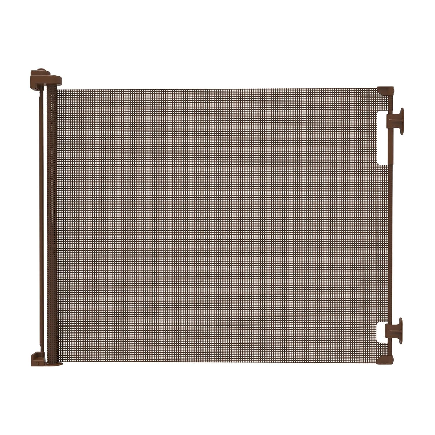 Perma Child Safety Retractable Baby Gate – Mesh Dog & Pet Gate for Stairs
