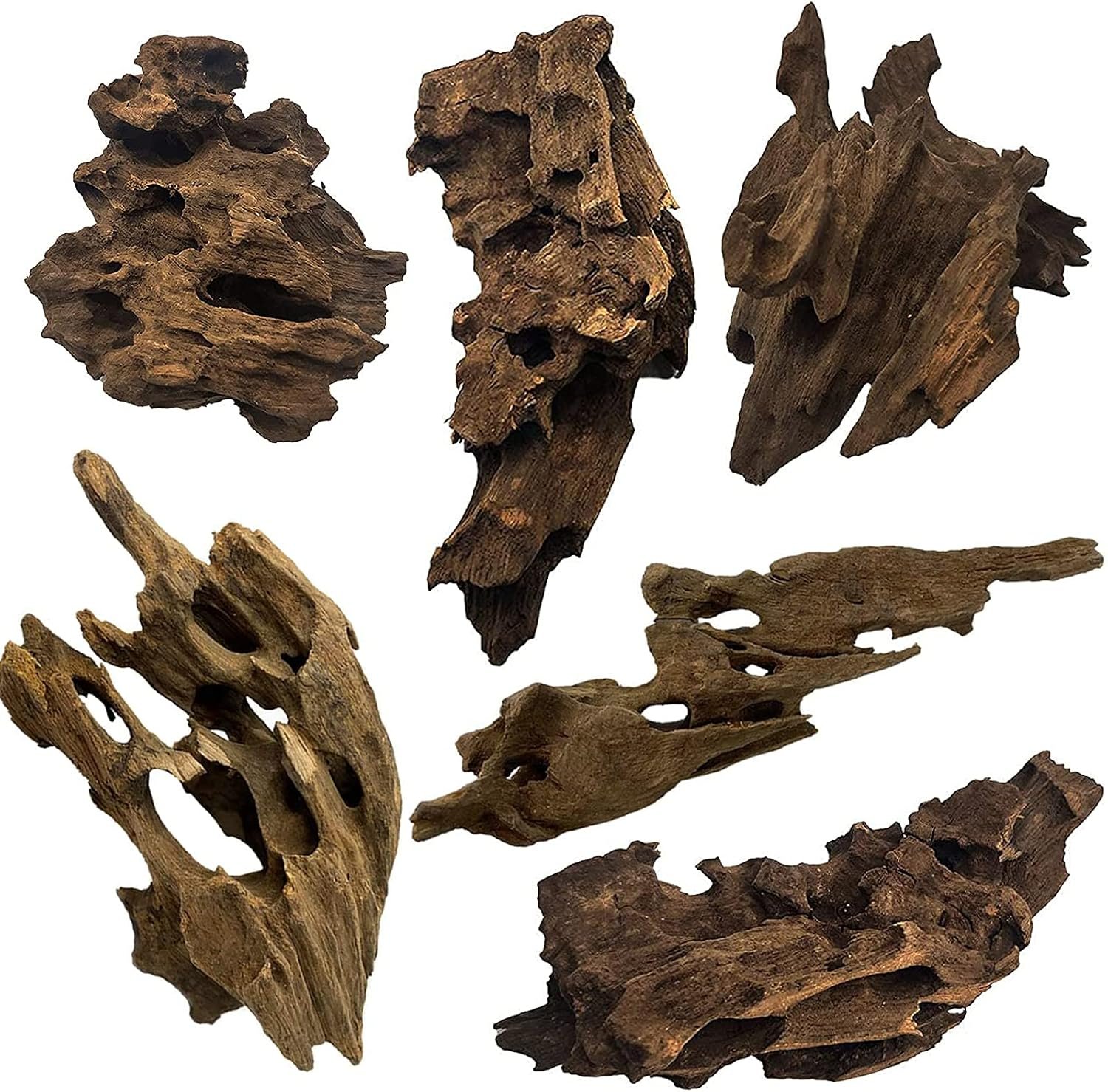 PINVNBY 3.9″ – 7.8″ Aquarium Wood Small Driftwood for Aquarium Decor