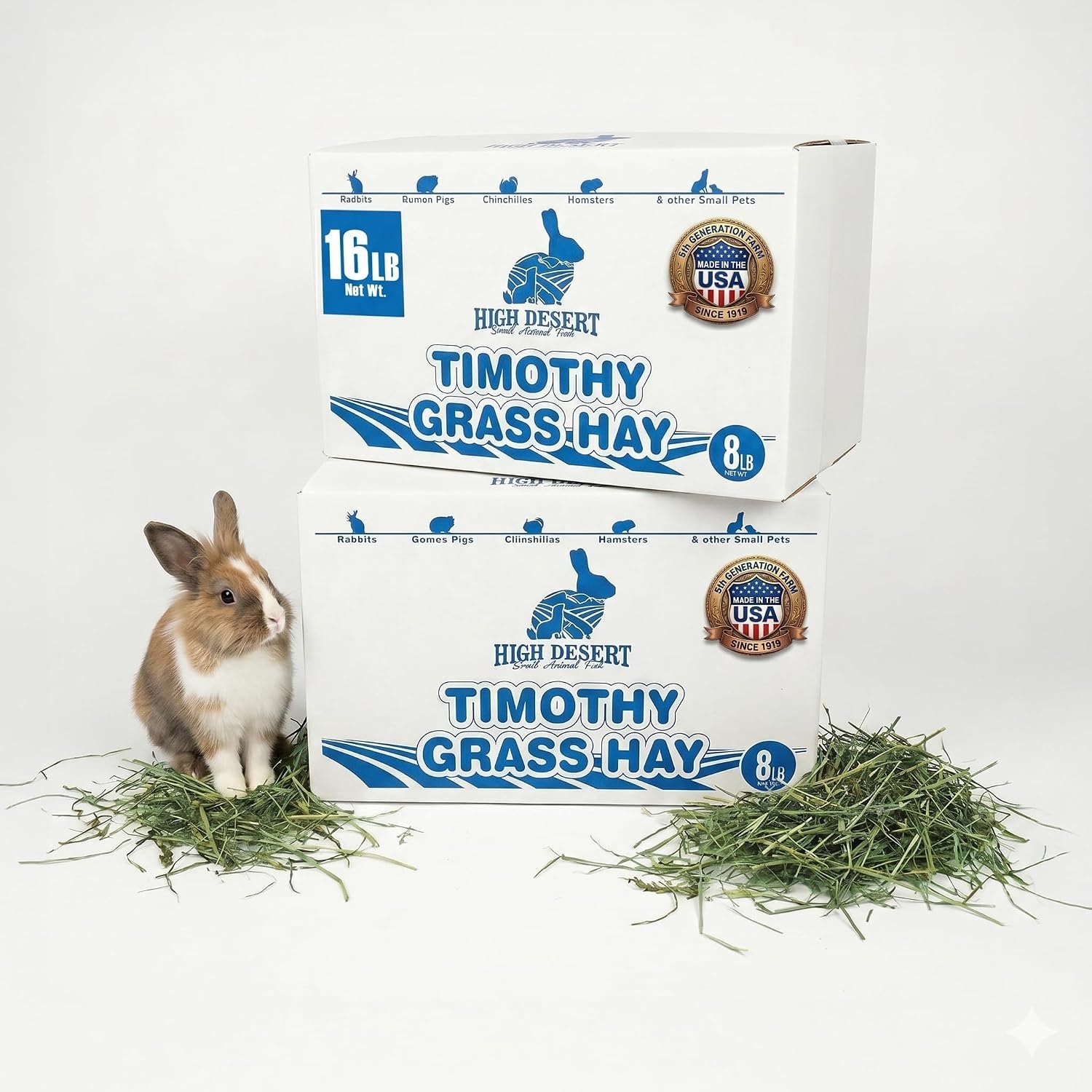 High Desert 2nd Cutting Timothy Hay for Rabbits, Guinea Pigs, 16 lb