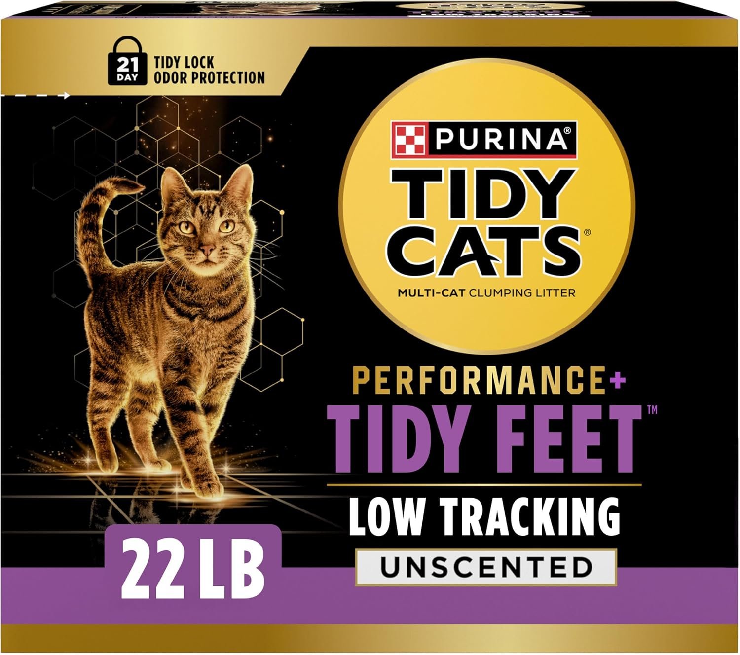 Purina Tidy Cats Performance Plus Tidy Feet Cat Litter, 22 lb. Box