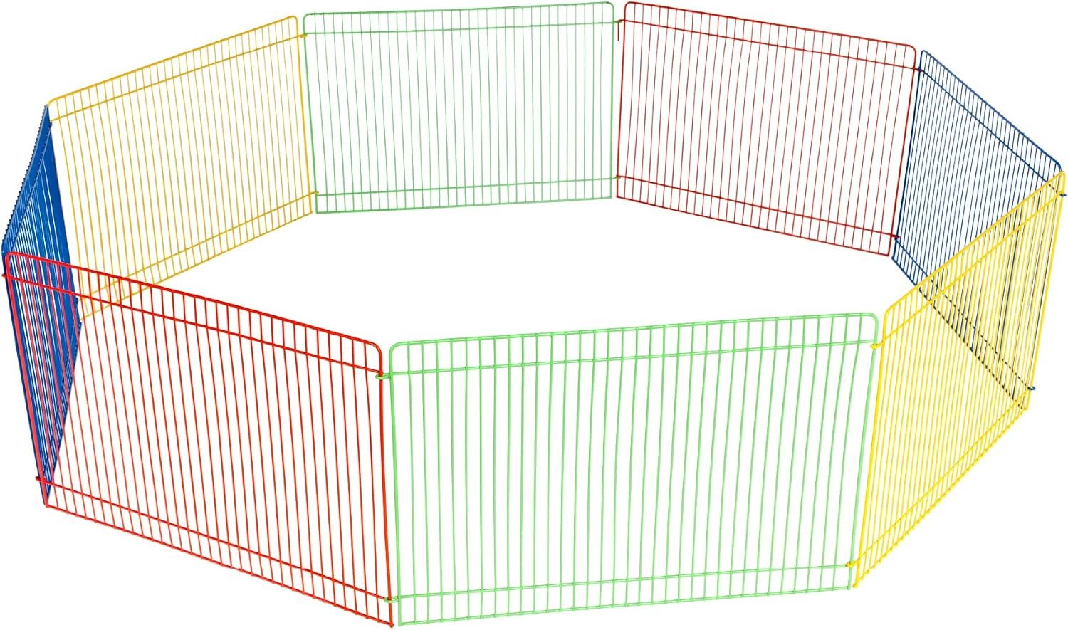 Prevue Pet Products Multi-Color Small Pet Playpen – Multi-Color