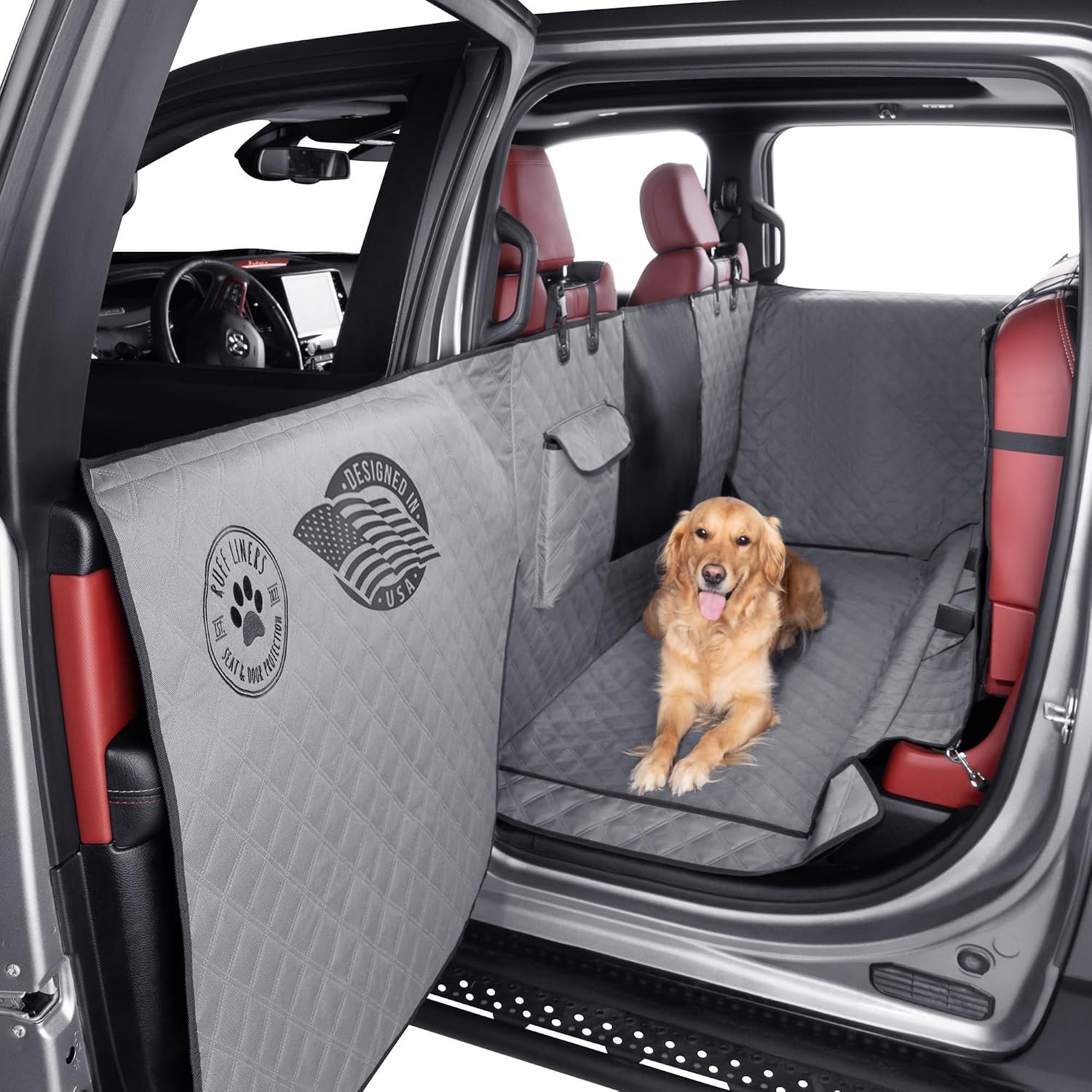 Ruff Liners XL Dog Hammock for Truck, Fold-Up Seats – As Seen on Shark Tank