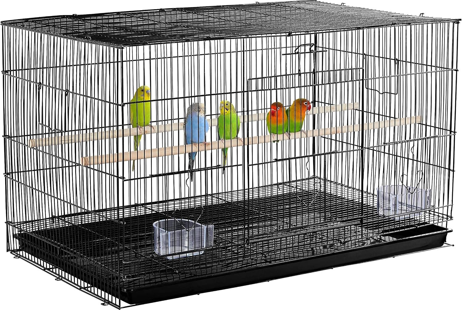 Yaheetech 30-Inch Flight Bird Cage for Parakeets Cockatiels Lovebirds