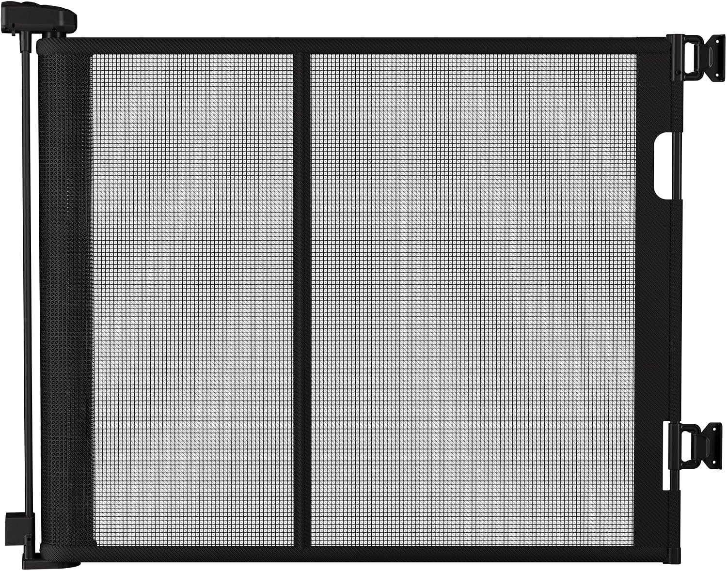 Retractable Baby Gates for Stairs& Doorways, Extends to 55″, Black