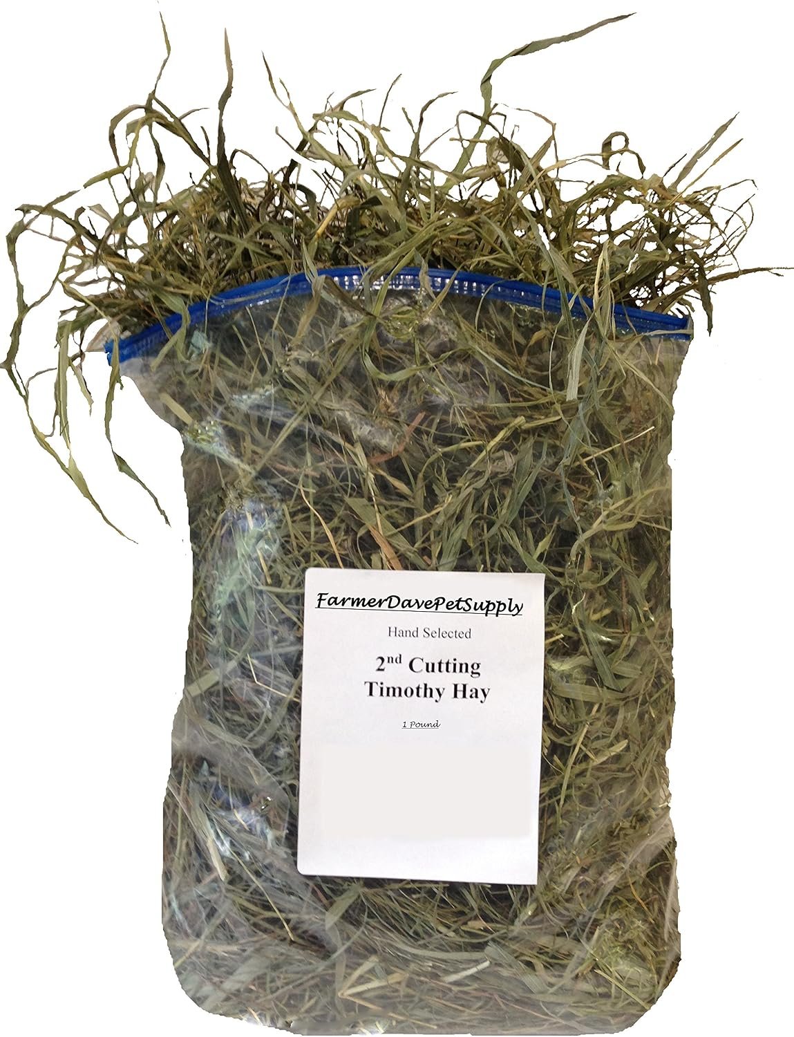 1 Lb Second Cut Timothy Hay, Bunny, Guinea Pig and Chinchilla Hay